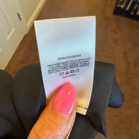 Express Black Fit Flare Puff Sleeve Dress A Line Mini Size S M L NEW $78 - Picture 8 of 16